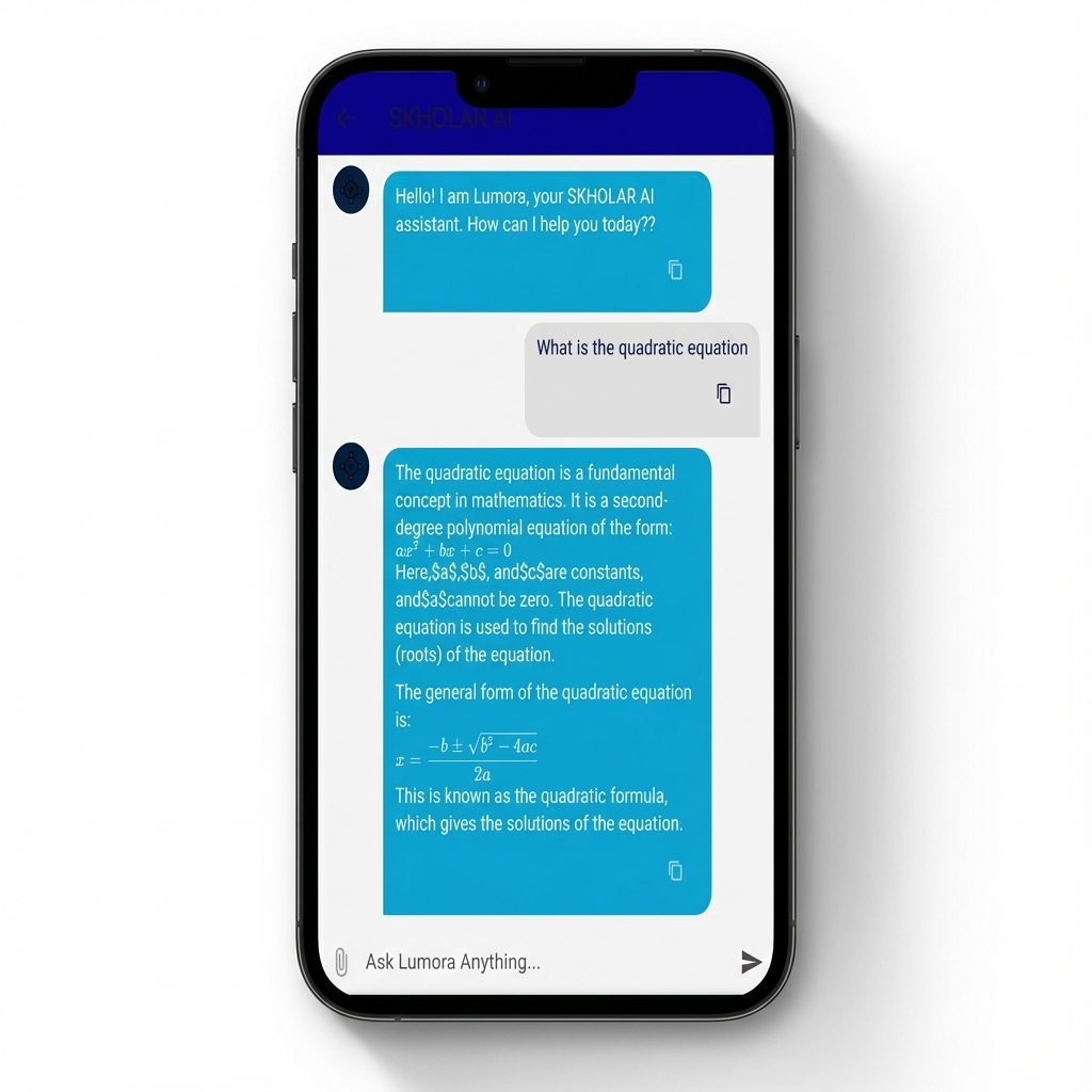 Skholar AI Assistant Interface